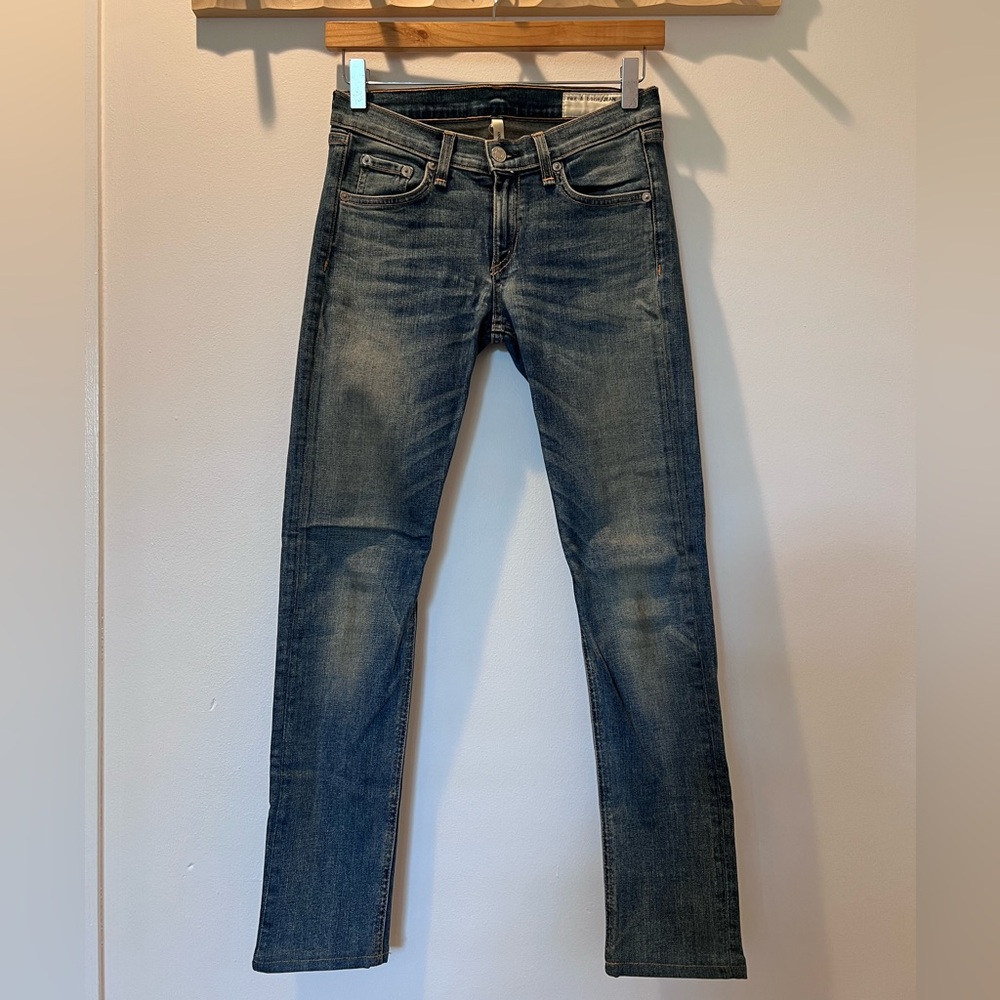 rag & bone women’s 26 Dark Blue Slim Jeans